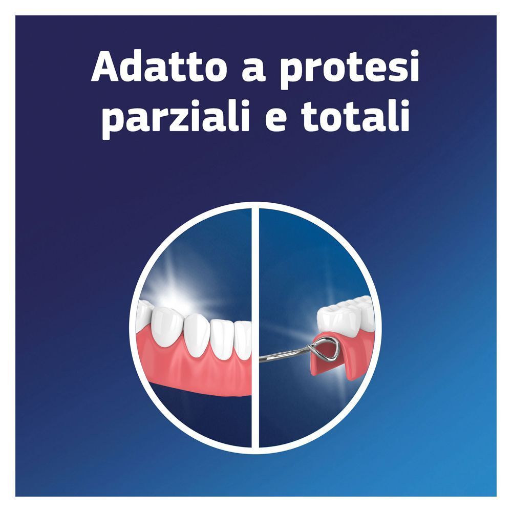 Le compresse pulenti Kukident sono adatte per protesi parziali e totali.