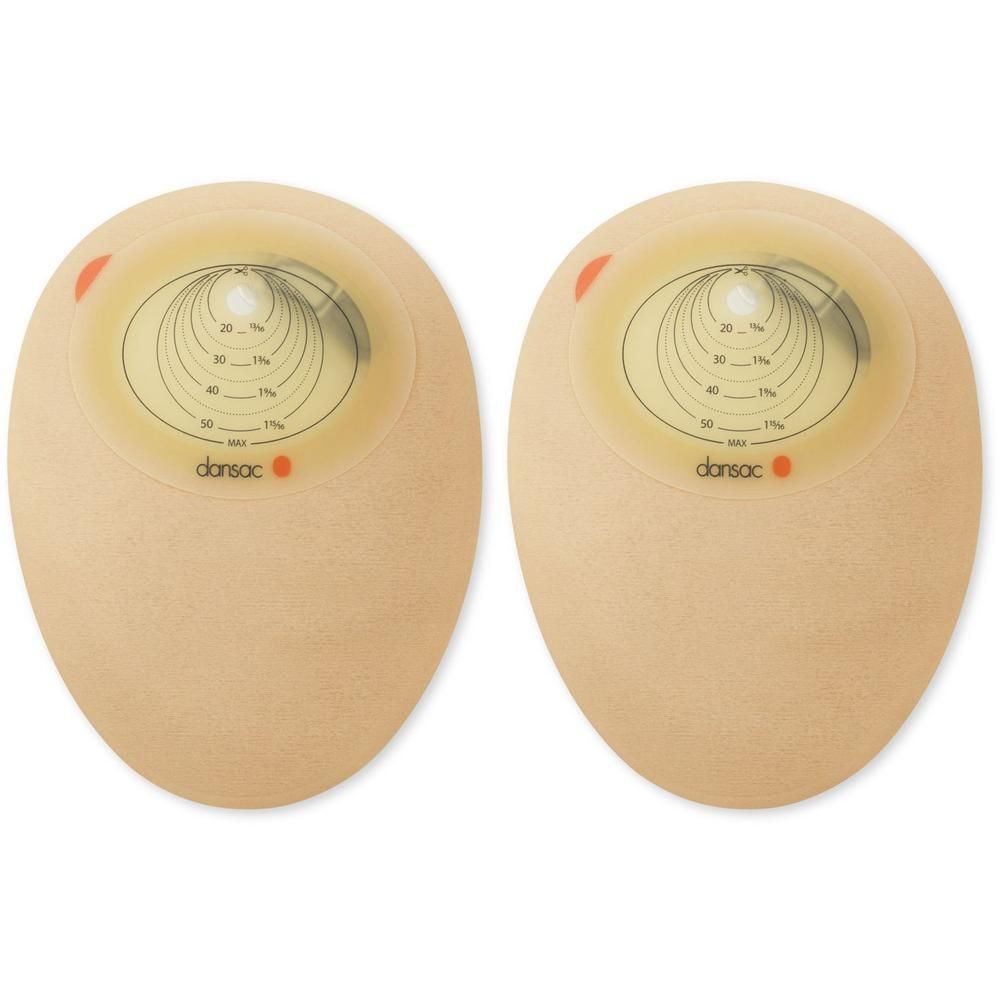 Sacca Monopezzo Per Colostomia Dansac Novalife1 Midi Chiusa Opaca 70Mm Ritagliabile 35-55