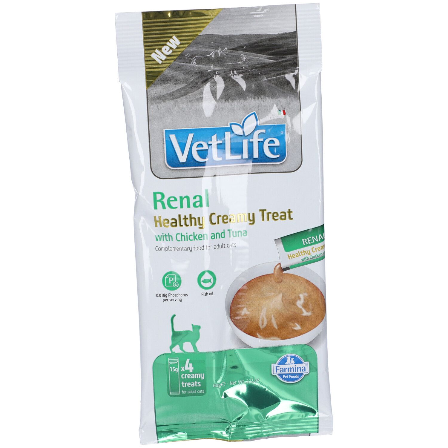 Farmina Vet Life Renal Healthy Creamy Treat con Pollo e Tonno