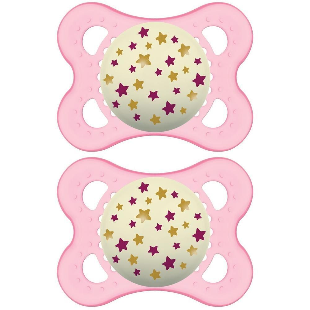 Mam Succhietto Original Night 2-6 Mesi Silicone Femmina