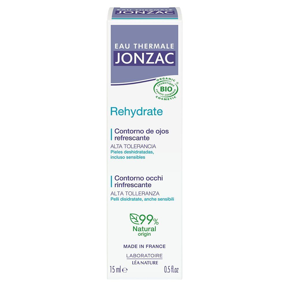 Confezione del trattamento contorno occhi reidratante Eau Thermale Jonzac, 15ml.