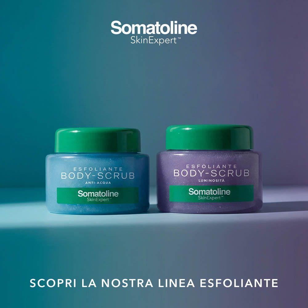 Due vasetti Somatoline Body-Scrub: Anti-Acqua e Luminosità.