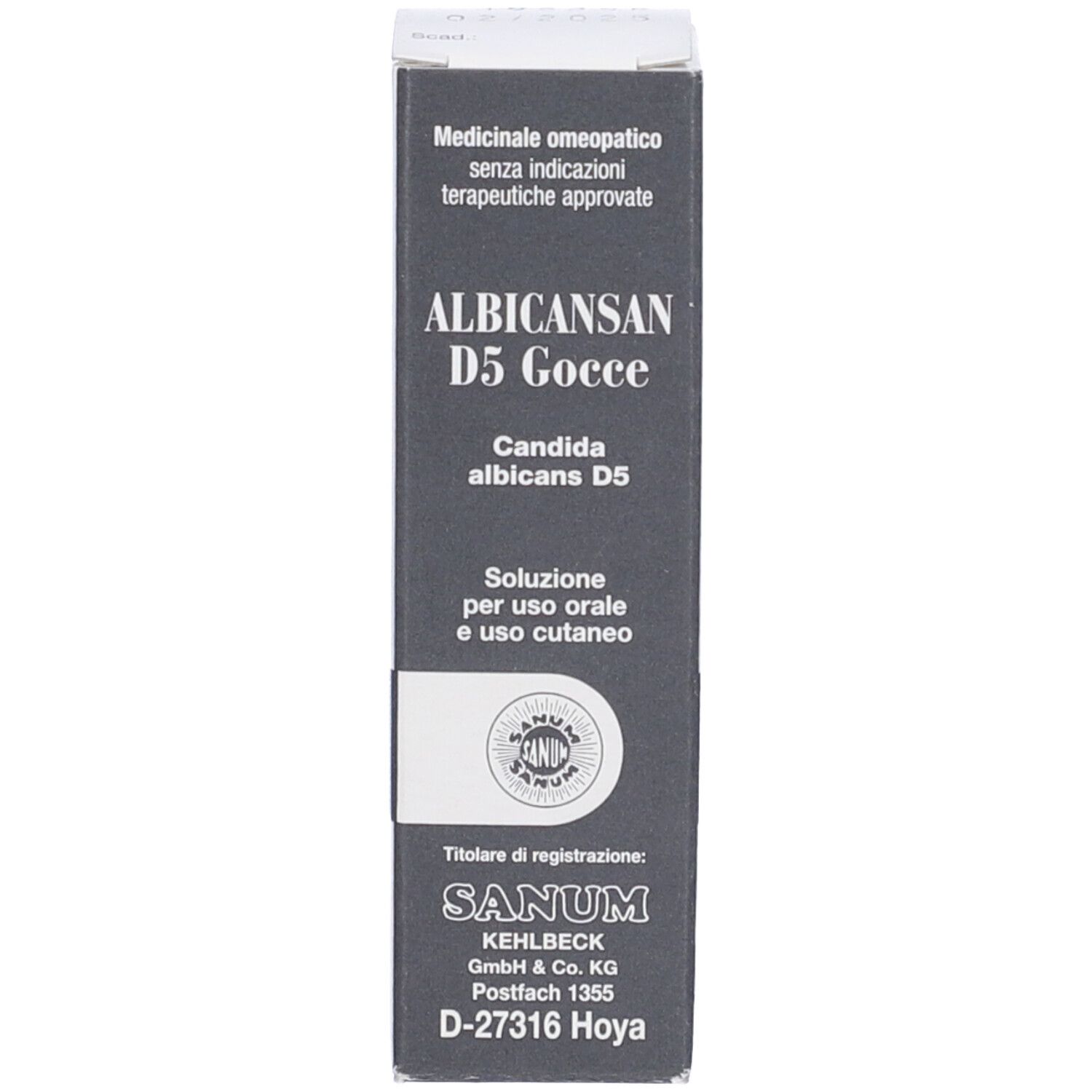 Sanum Albicansan D5 Gocce 10 ml