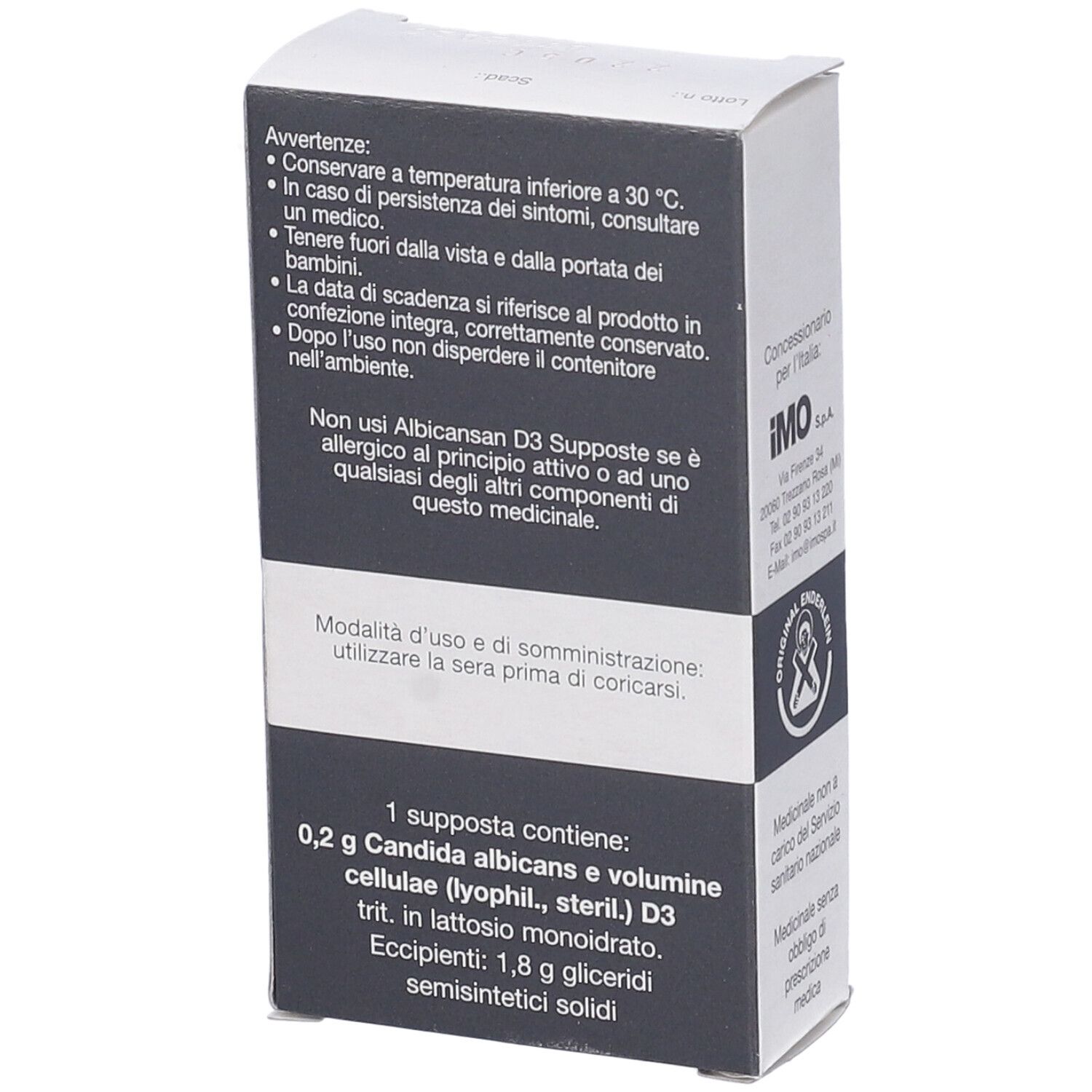Sanum Sanum Albicansan D3 10 Supposte