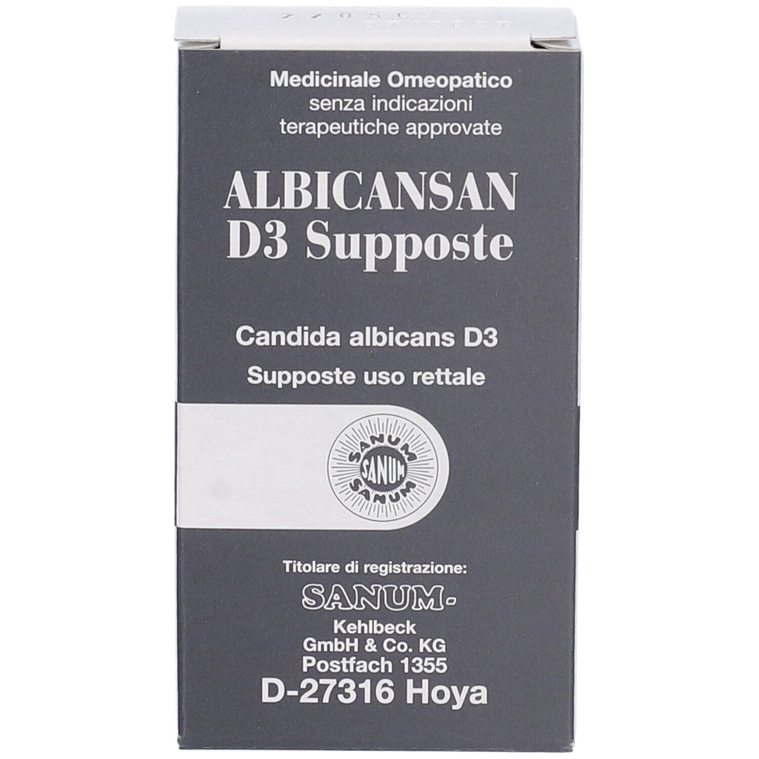 Sanum Sanum Albicansan D3 10 Supposte