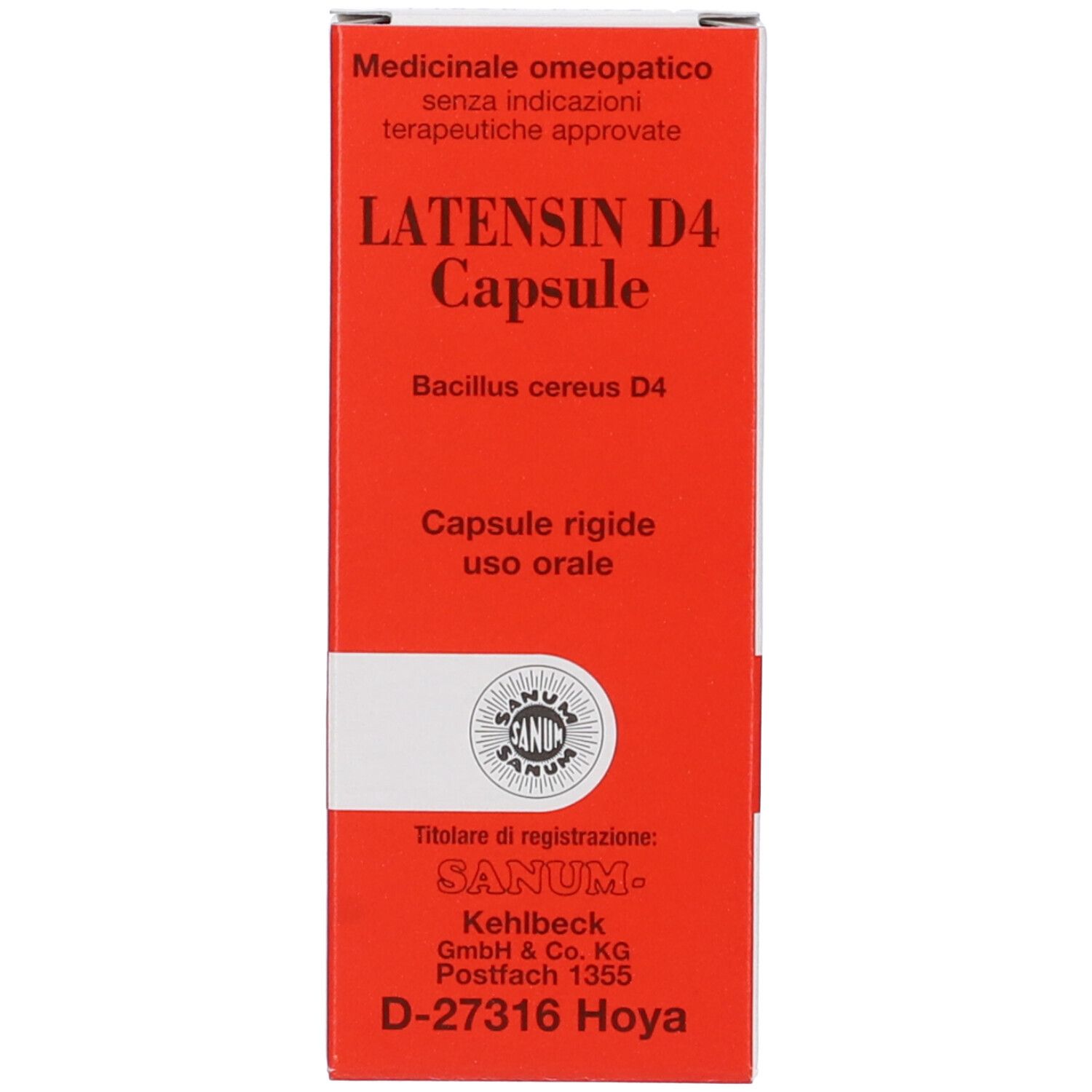 Sanum Latensin D4 5 Capsule