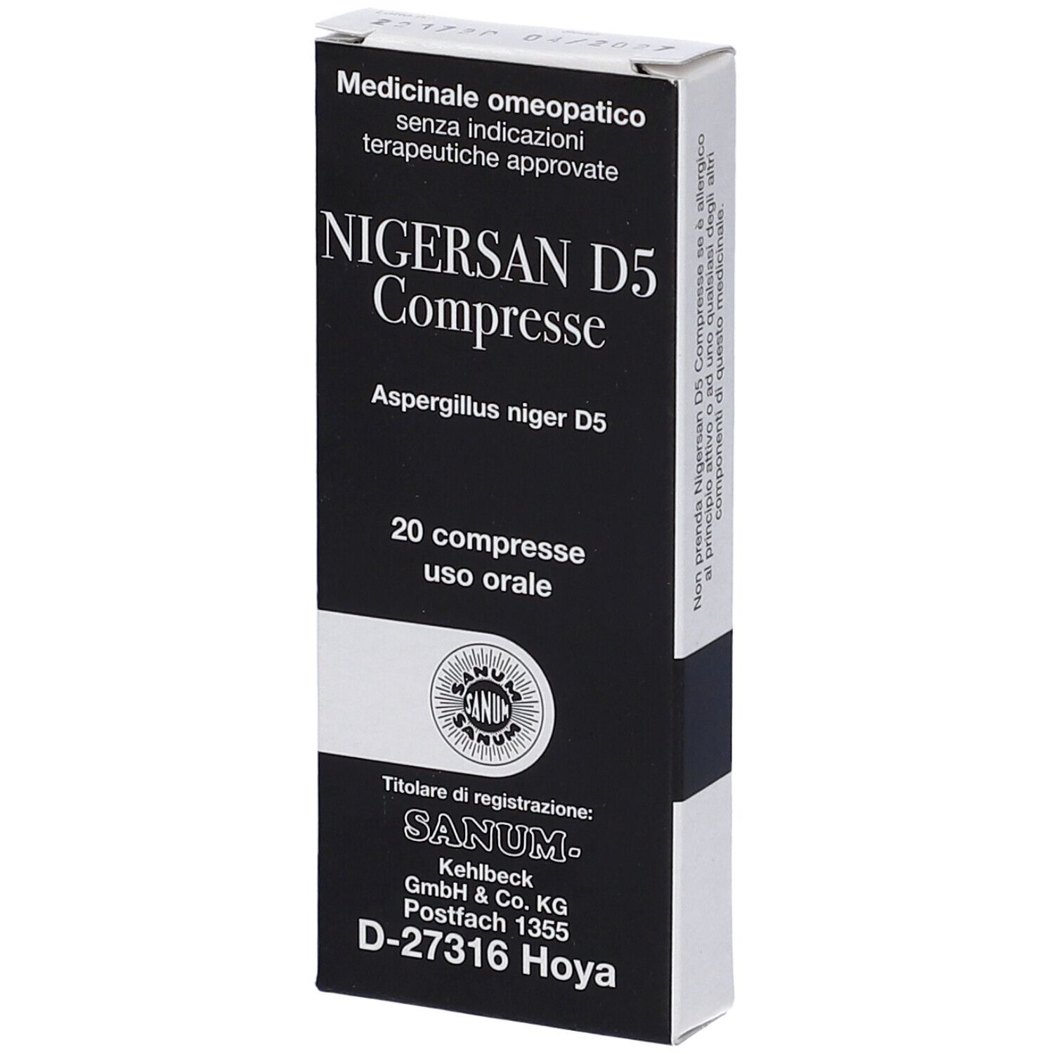 Sanum Nigersan D5 20 Compresse