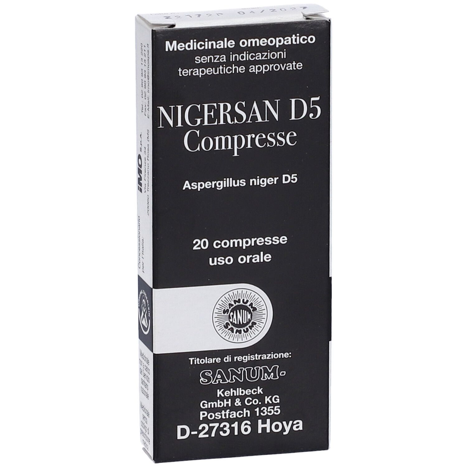 Sanum Nigersan D5 20 Compresse
