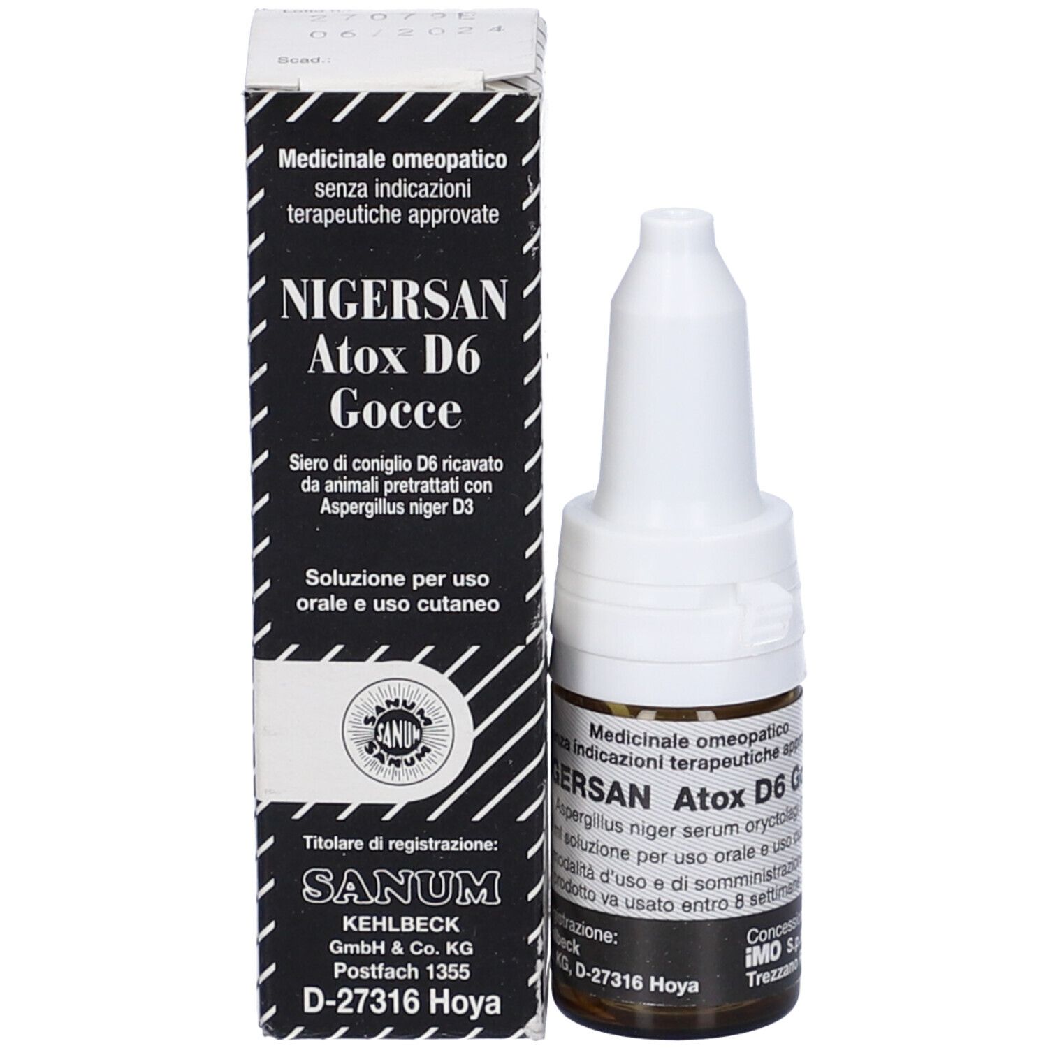Sanum Nigersan Atox D6 10Ml Gocce