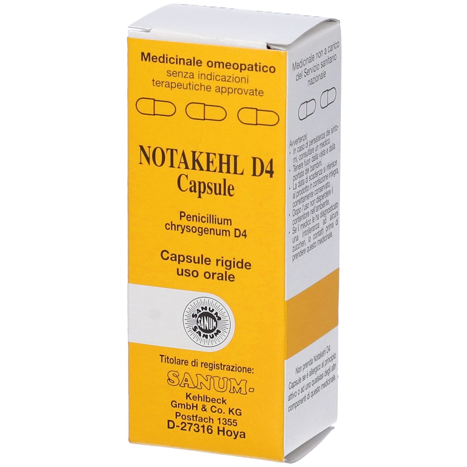 Sanum Notakehl D4 20 Capsule