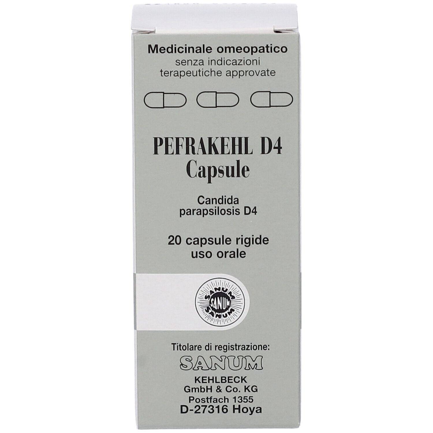 Sanum Pefrakehl D4 Capsule