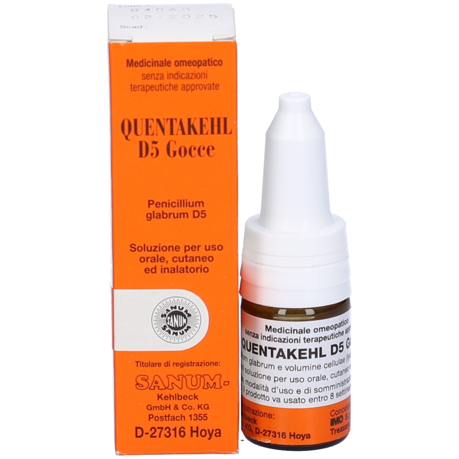 Sanum Quentakehl D5 Gocce 10 ml