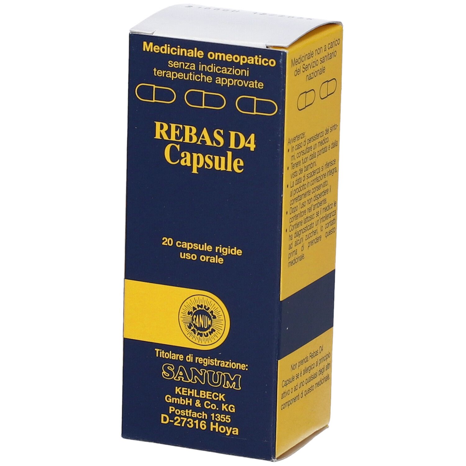Sanum Rebas D4 Capsule