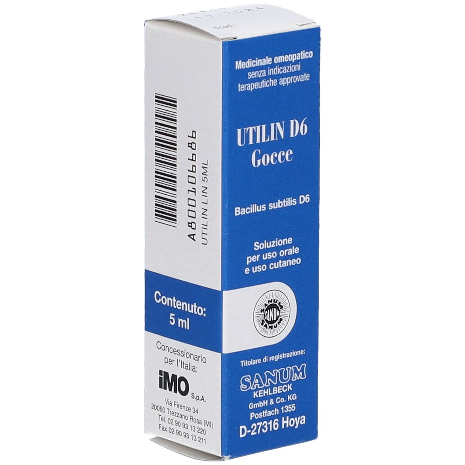 Samun Utilin D6 Lin 5 ml