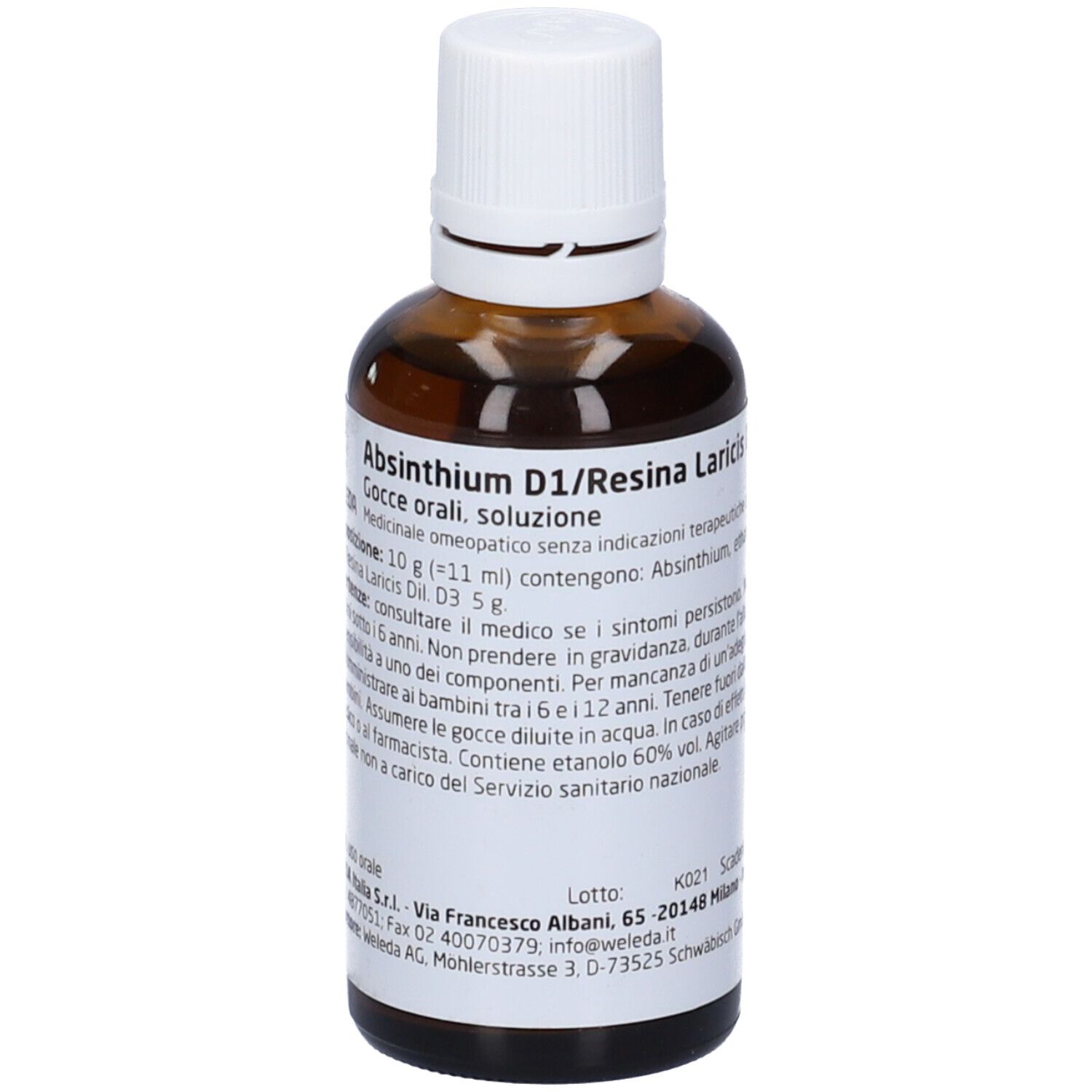 Absinthium/Resina Lari 50 ml Gocce Orali
