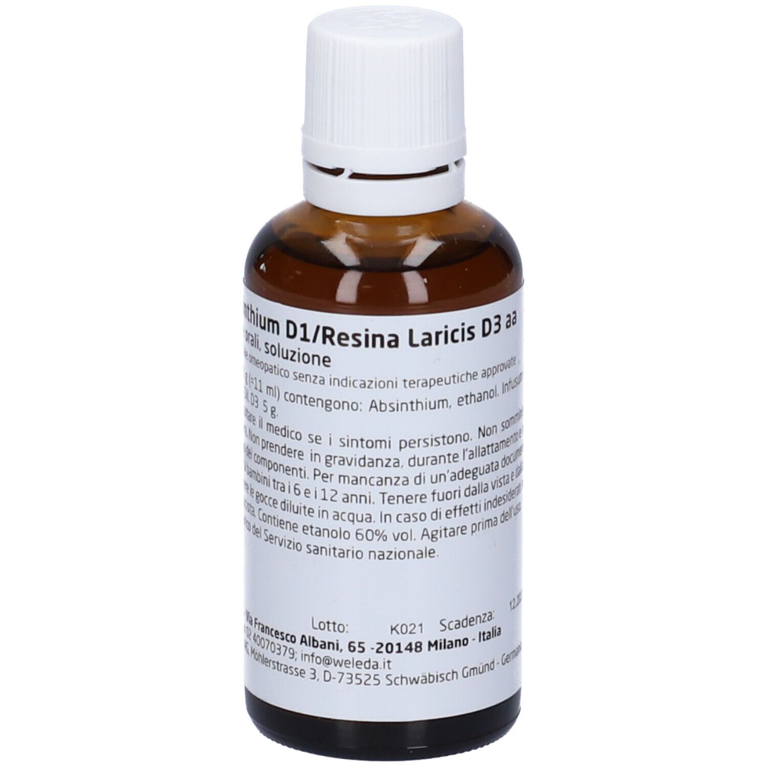 Absinthium/Resina Lari 50 ml Gocce Orali