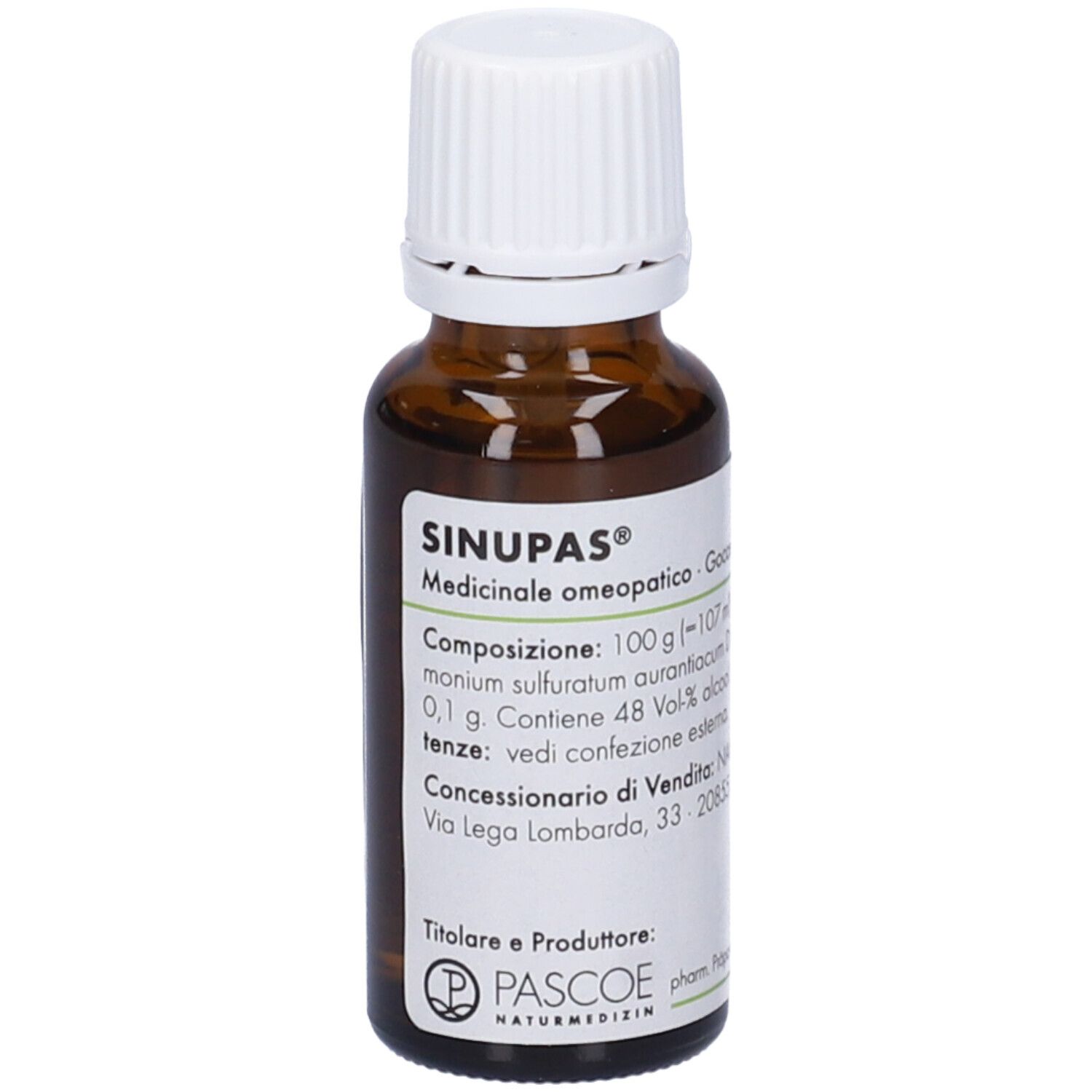 Pascoe Sinupas Gocce 20 Ml