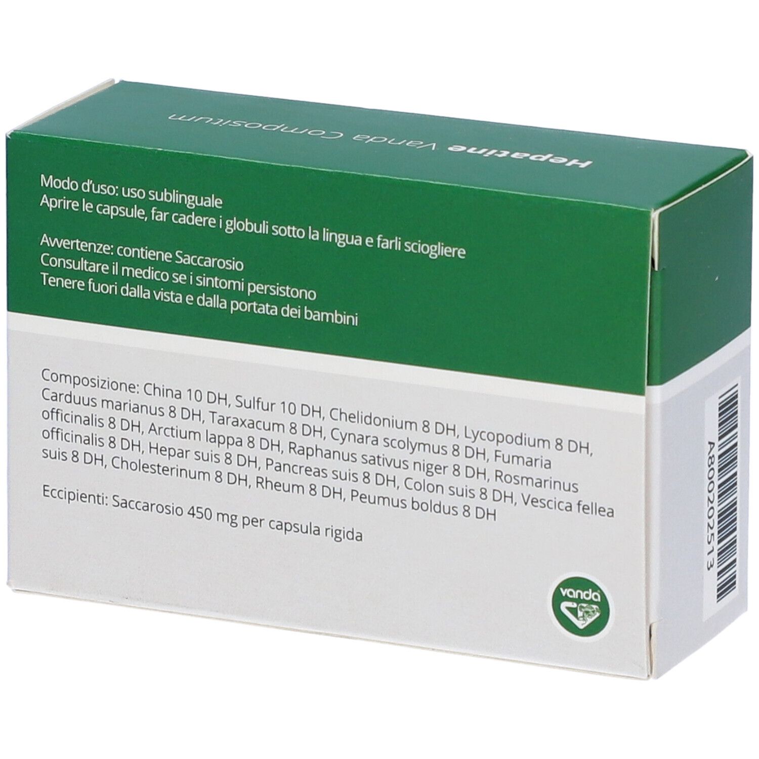 Hepatine Vanda Compositum 40 Capsule