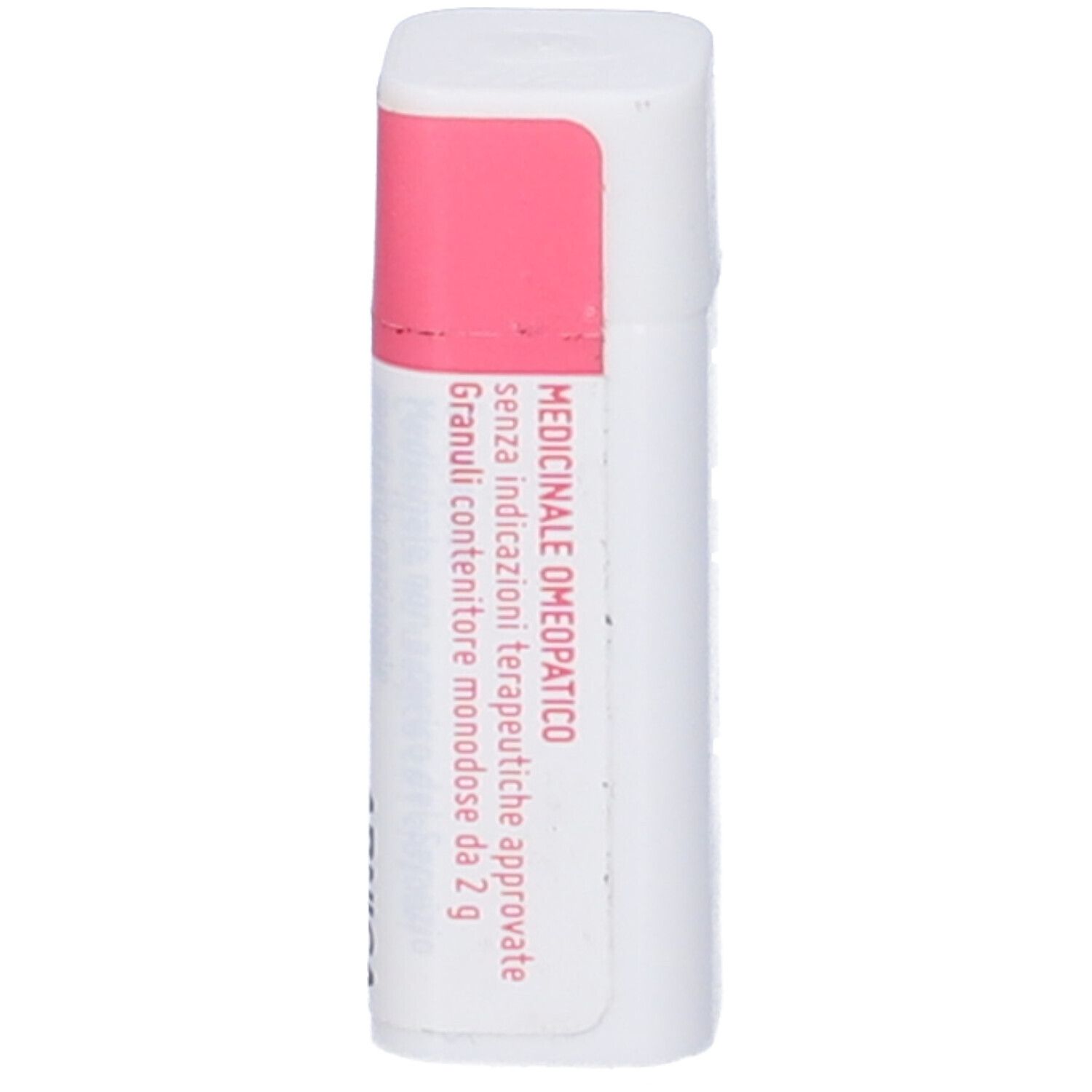 Confezione cilindrica con etichetta rosa e bianca. Scritta: Arnica Montana 200K dynamis, cemom.