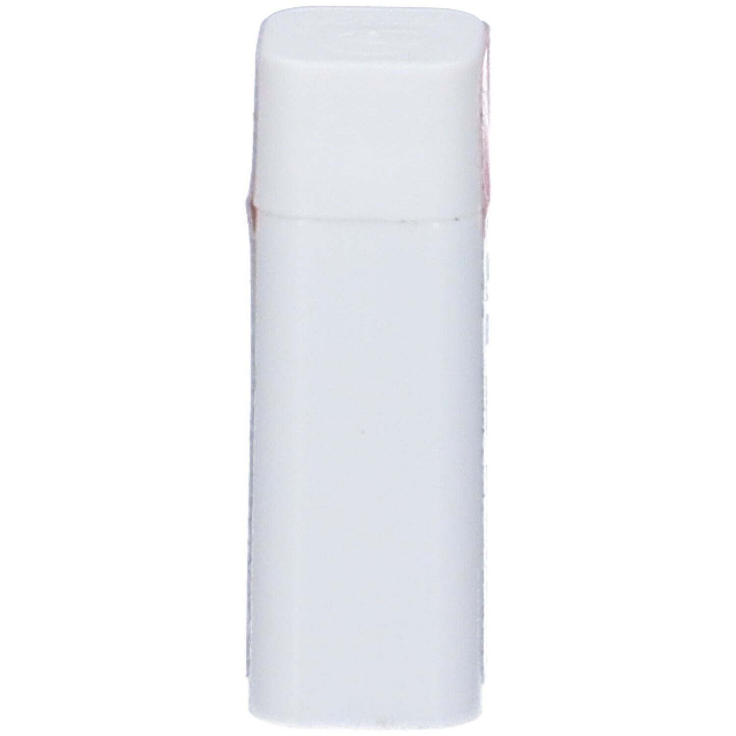 Contenitore rettangolare bianco con bordi arrotondati. Anche il coperchio è bianco.