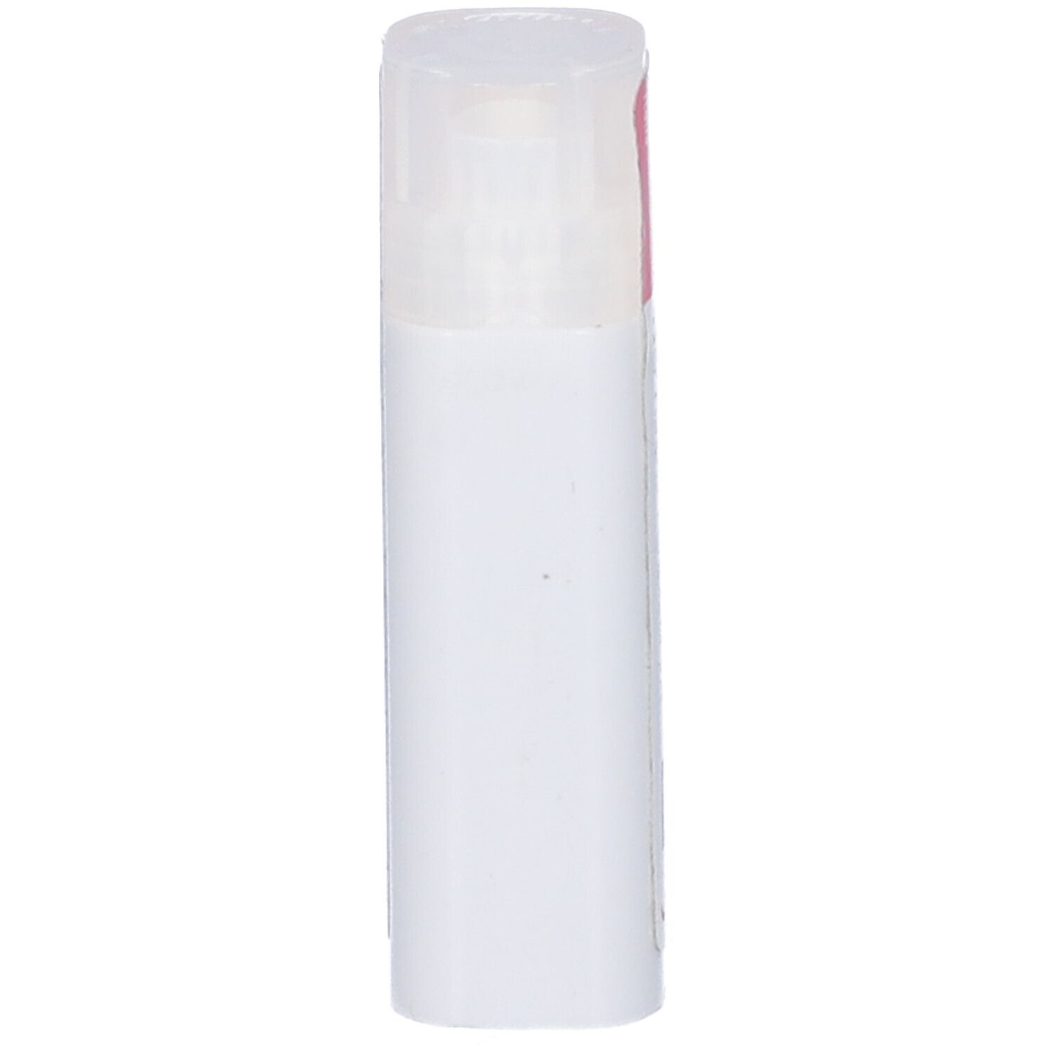 Confezione cilindrica bianca con coperchio bianco. Nessuna scritta visibile.