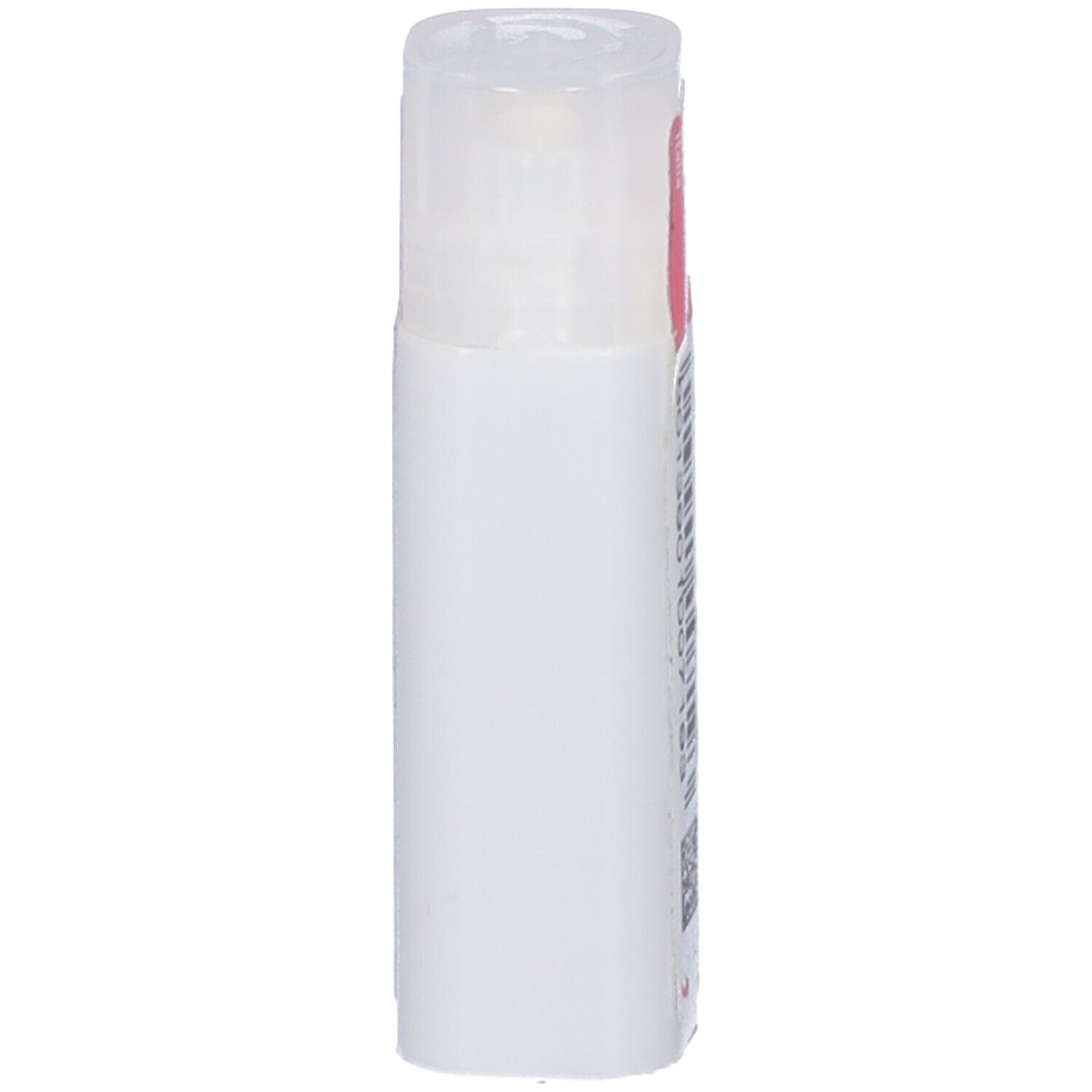 Flacone bianco con coperchio trasparente. Nessun altro dettaglio visibile.