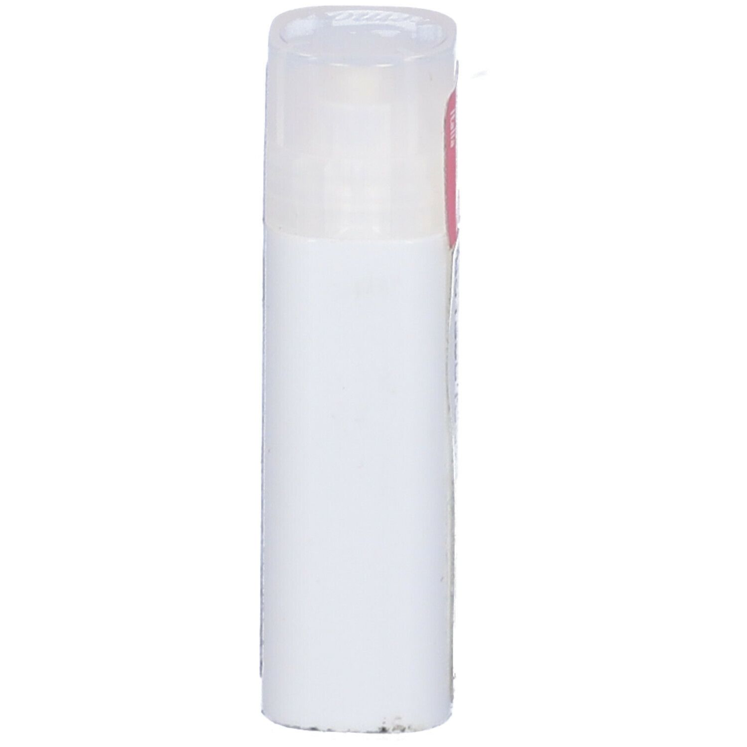 Confezione cilindrica bianca. Fascia rosa con scritta: cemon.