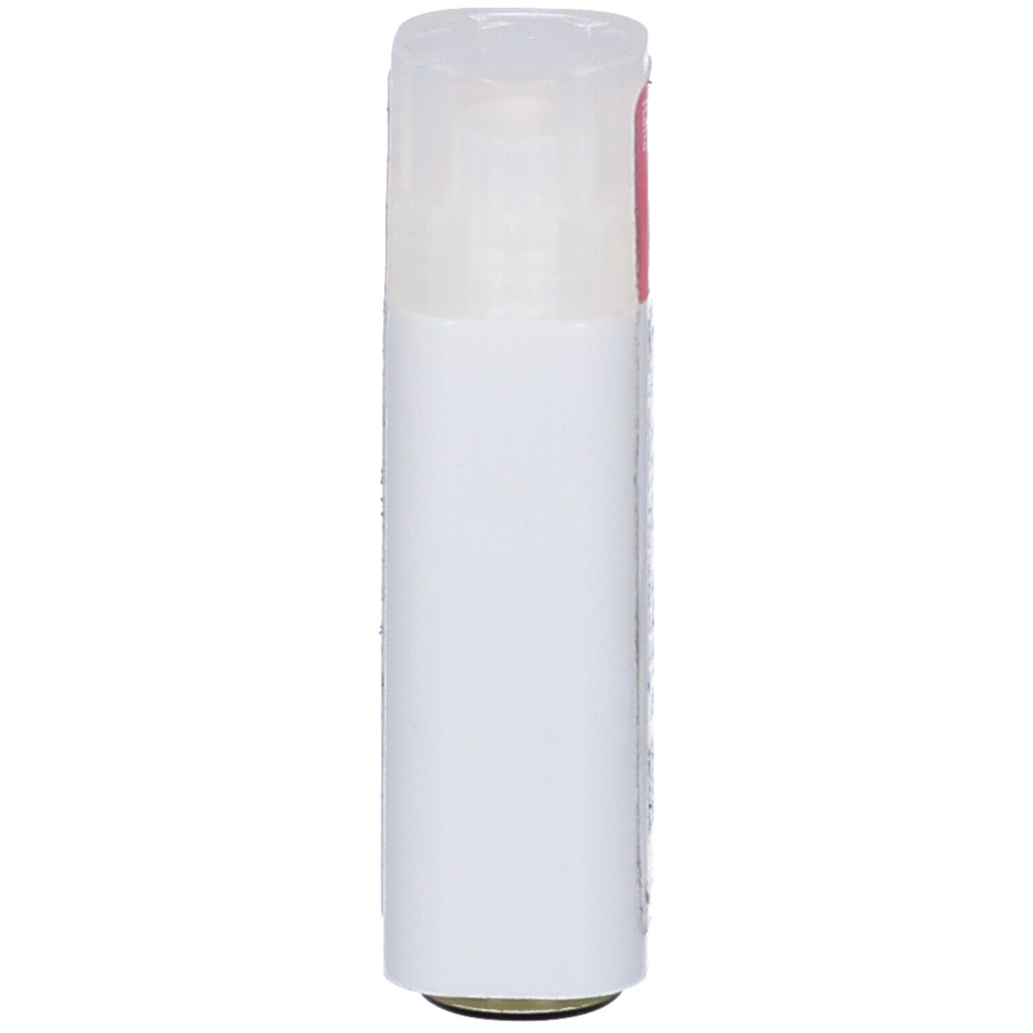 Flacone cilindrico bianco. Nessuna informazione visibile sul prodotto.
