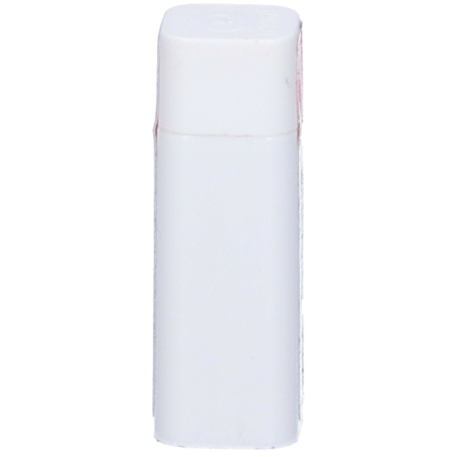 Contenitore bianco rettangolare con bordi arrotondati. Parte superiore anch'essa bianca.