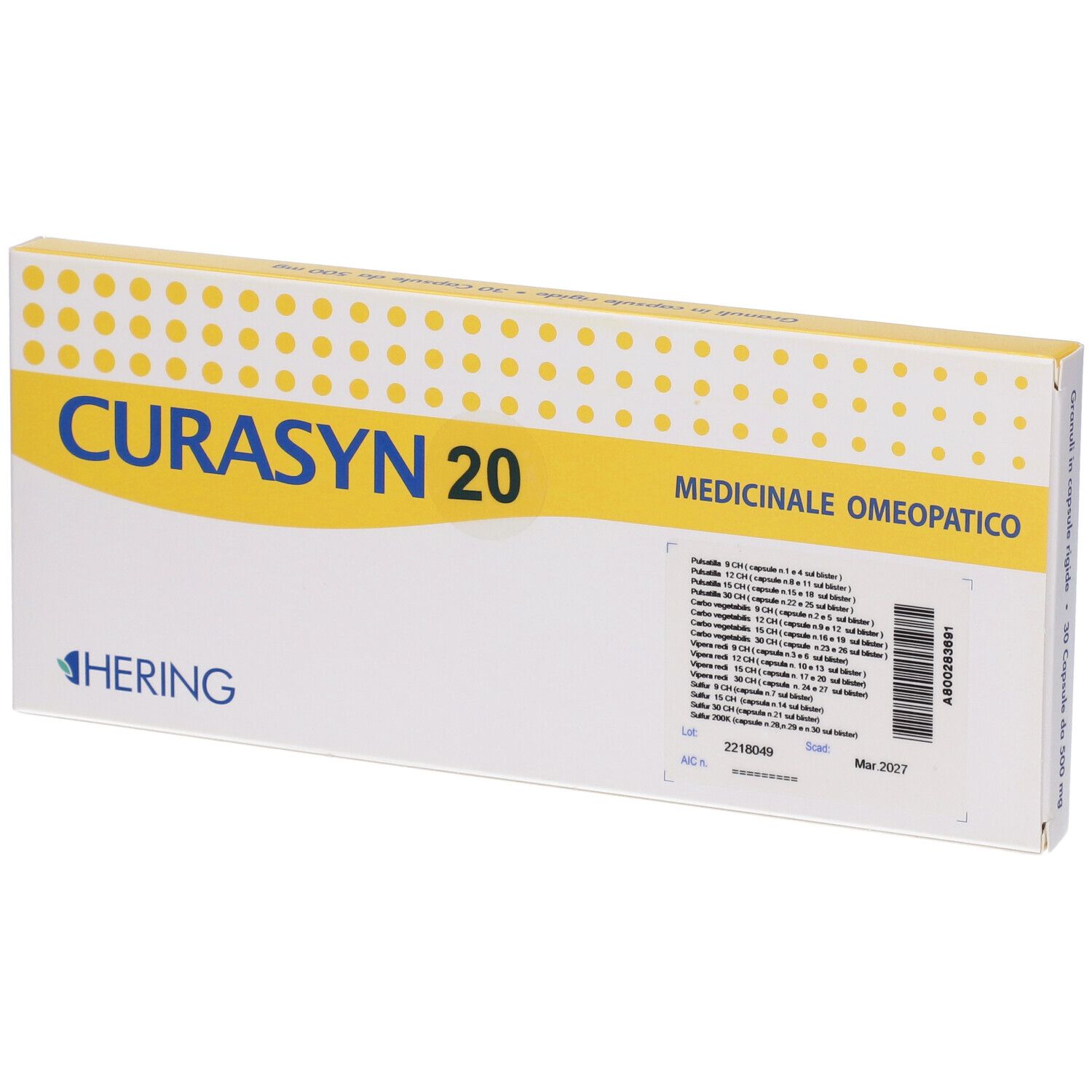 HERING Curasyn 20 30 Capsule 0,5 G