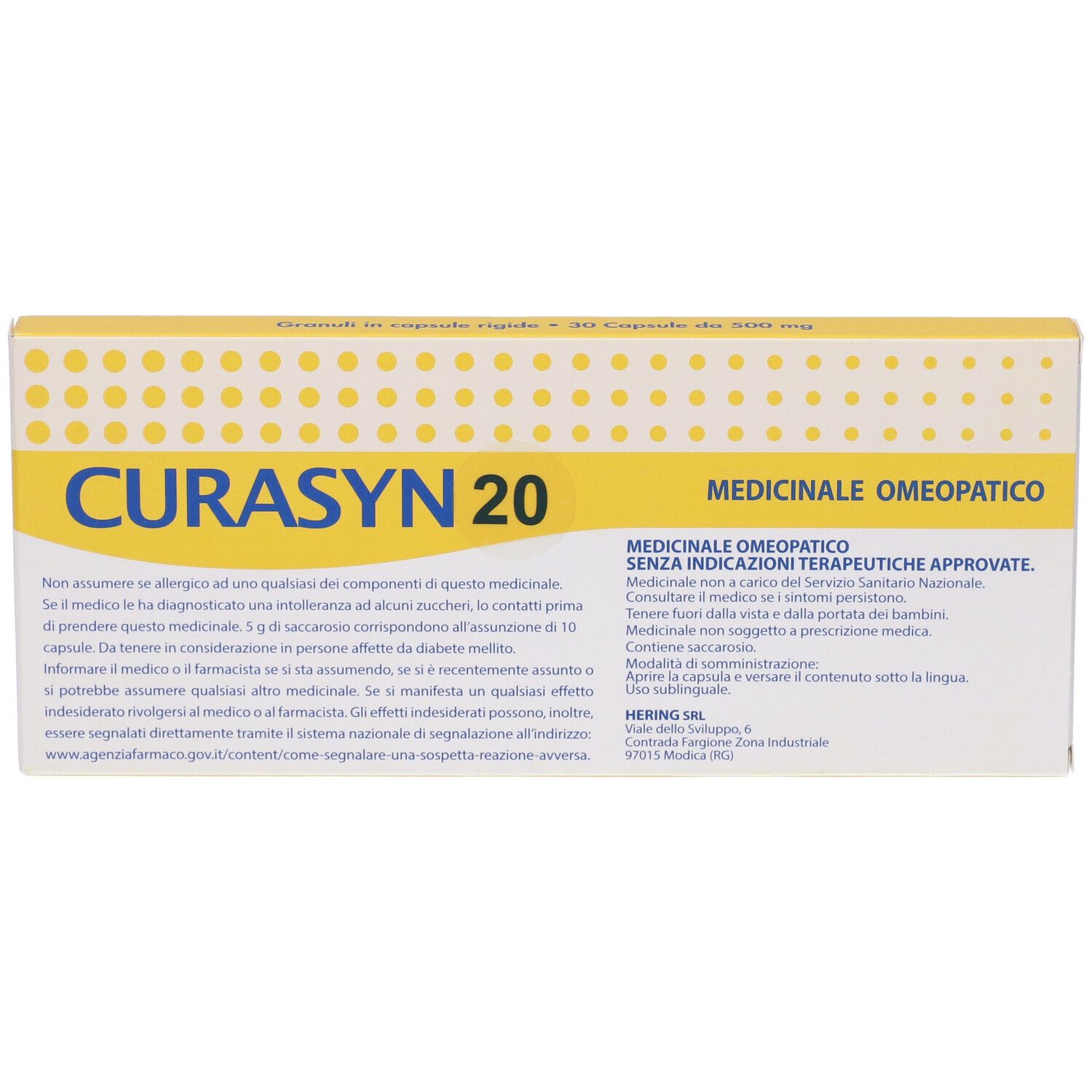 HERING Curasyn 20 30 Capsule 0,5 G