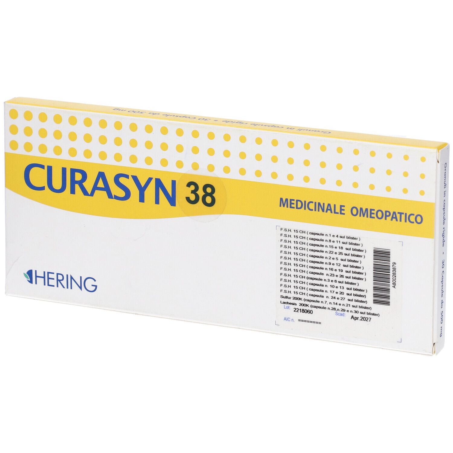 Hering Curasyn 38 30 Capsule 0,5 G