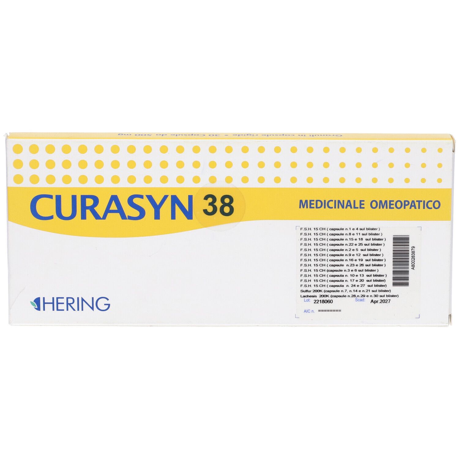 Hering Curasyn 38 30 Capsule 0,5 G