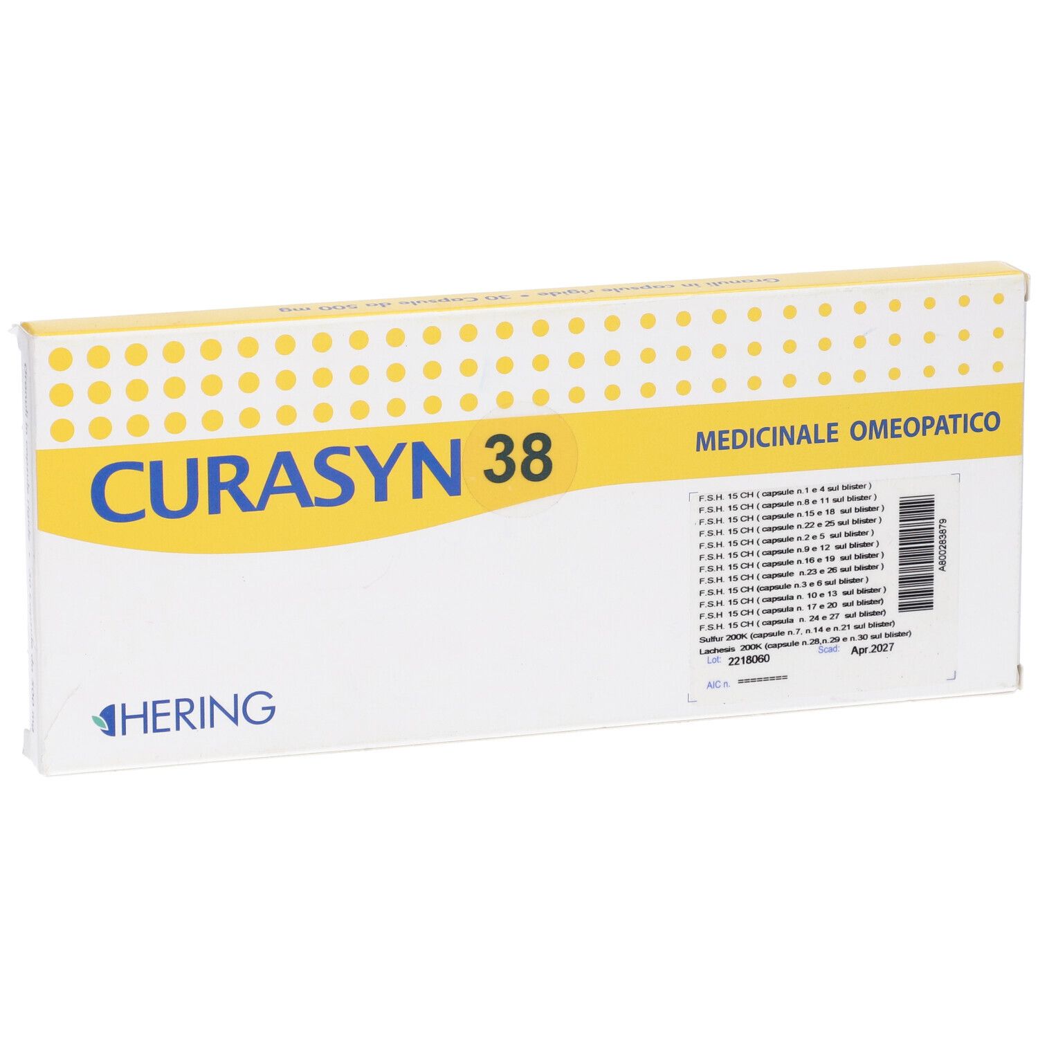 Hering Curasyn 38 30 Capsule 0,5 G