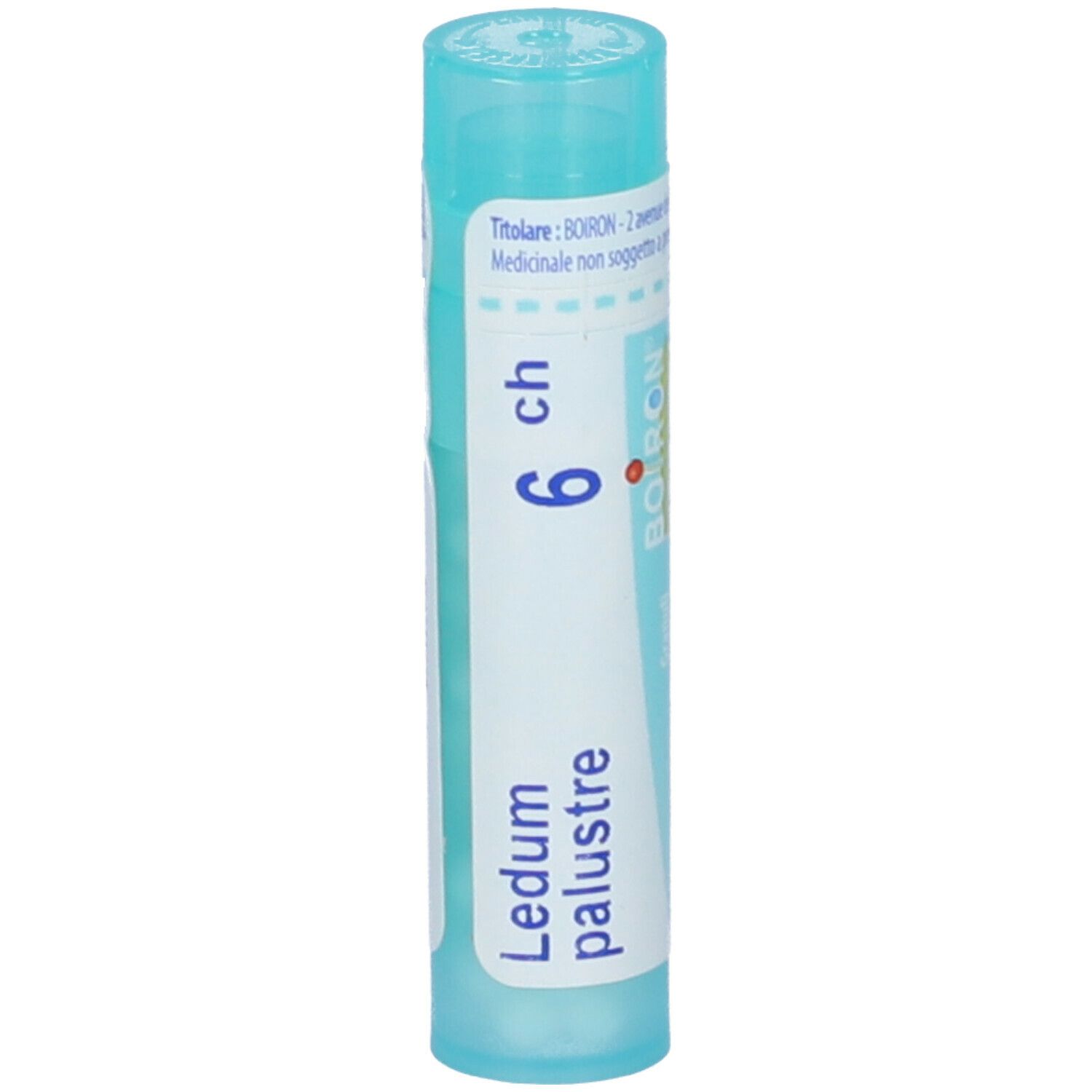 Confezione cilindrica con testo. Marchio BOIRON.