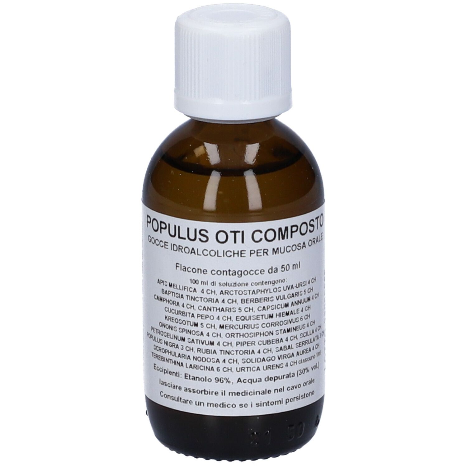 Populus Oti Composto Gocce 50 ml Soluzione Idroalcolica