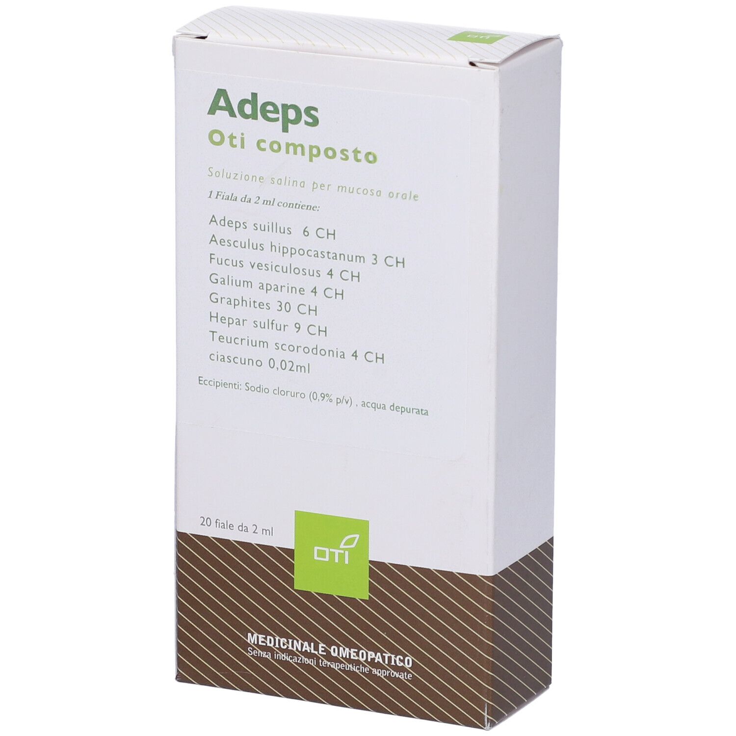 Adeps Oti Composto 20 Fiale Fisiologiche 2ml