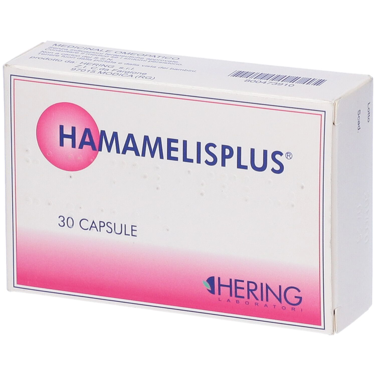 Hering Hamamelisplus 30 Capsule 450 Mg