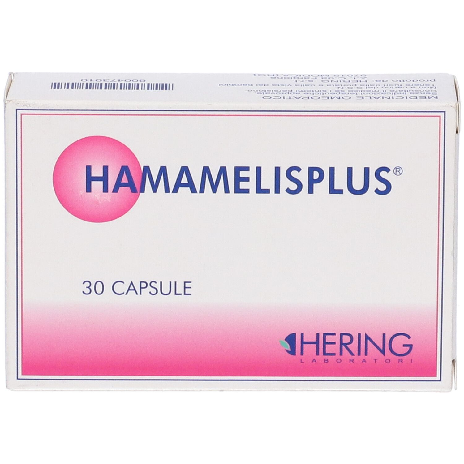 Hering Hamamelisplus 30 Capsule 450 Mg