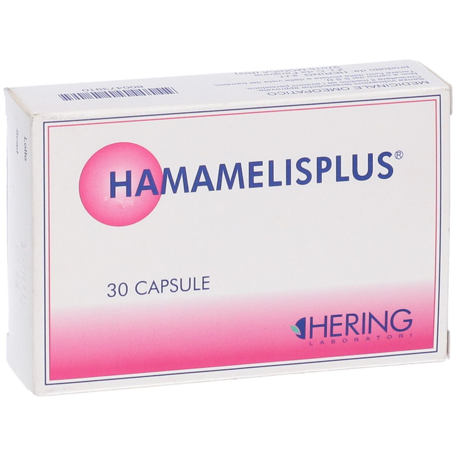 Hering Hamamelisplus 30 Capsule 450 Mg