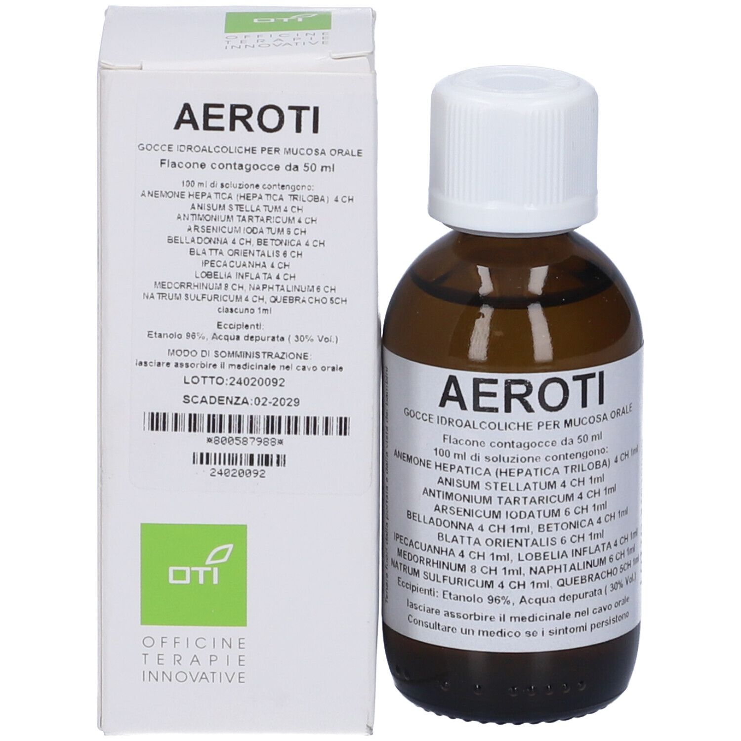 Aeroti Composto Gocce 50 Ml Soluzione Idroalcolica