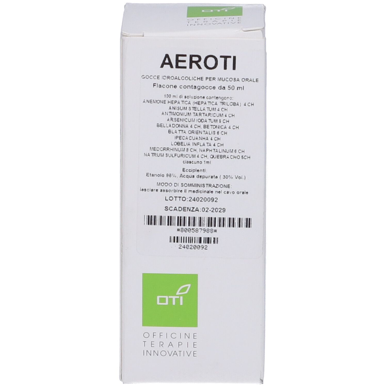 Aeroti Composto Gocce 50 Ml Soluzione Idroalcolica