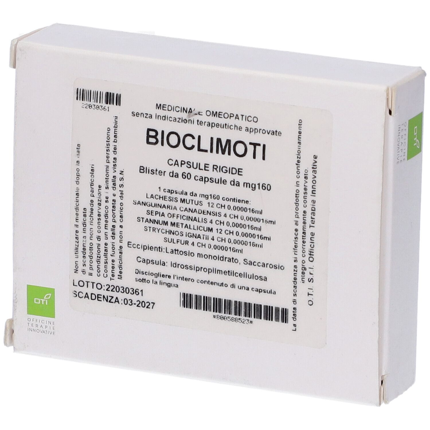 Oti Bioclimoti Composto 60 Capsule