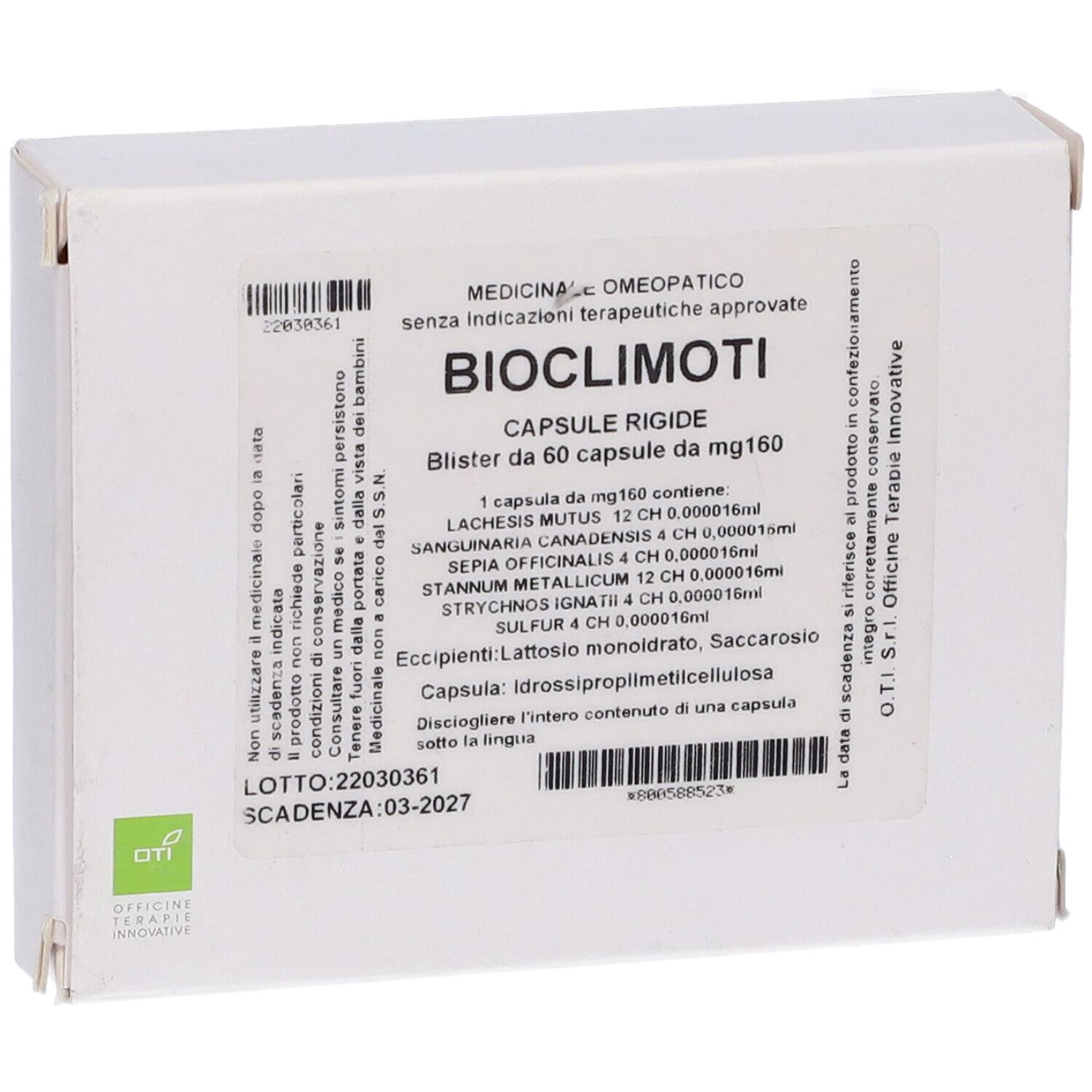 Oti Bioclimoti Composto 60 Capsule