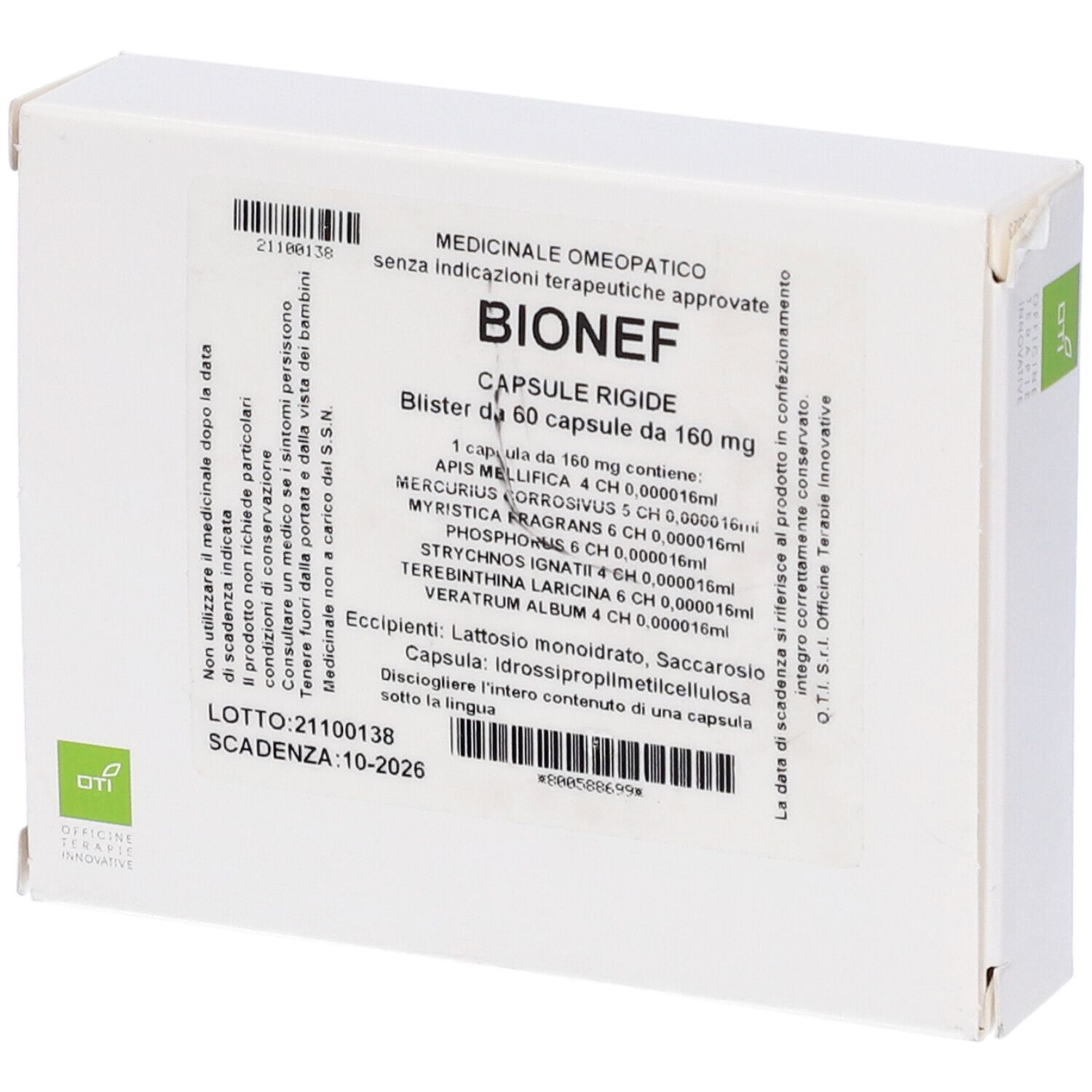 Bionef Composto 60 Capsule
