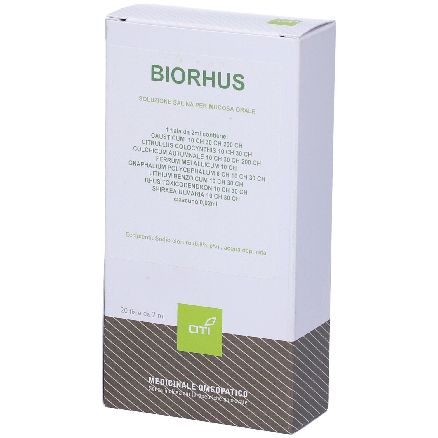 Oti Biorhus Composto 20 Fiale Fisiologiche 2Ml