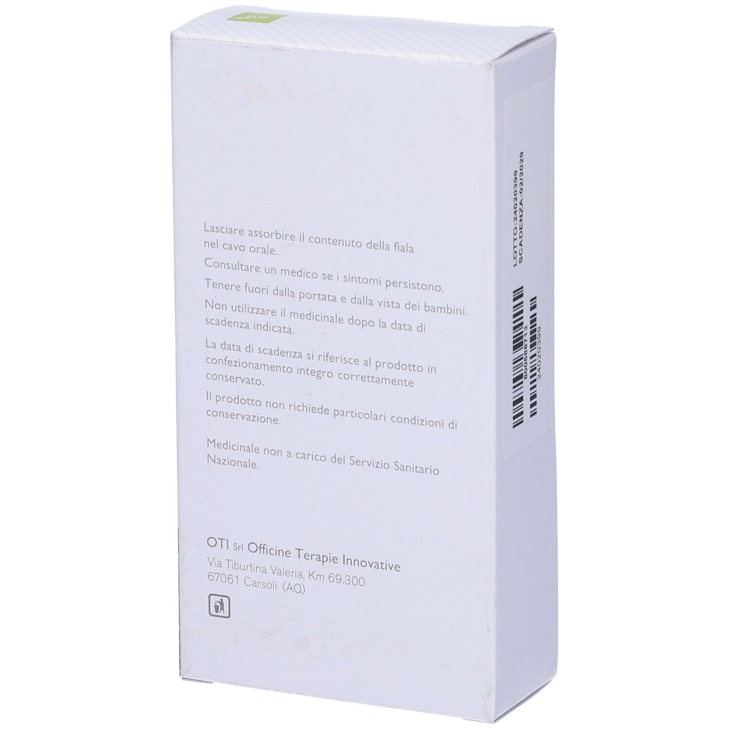 Oti Biorhus Composto 20 Fiale Fisiologiche 2Ml