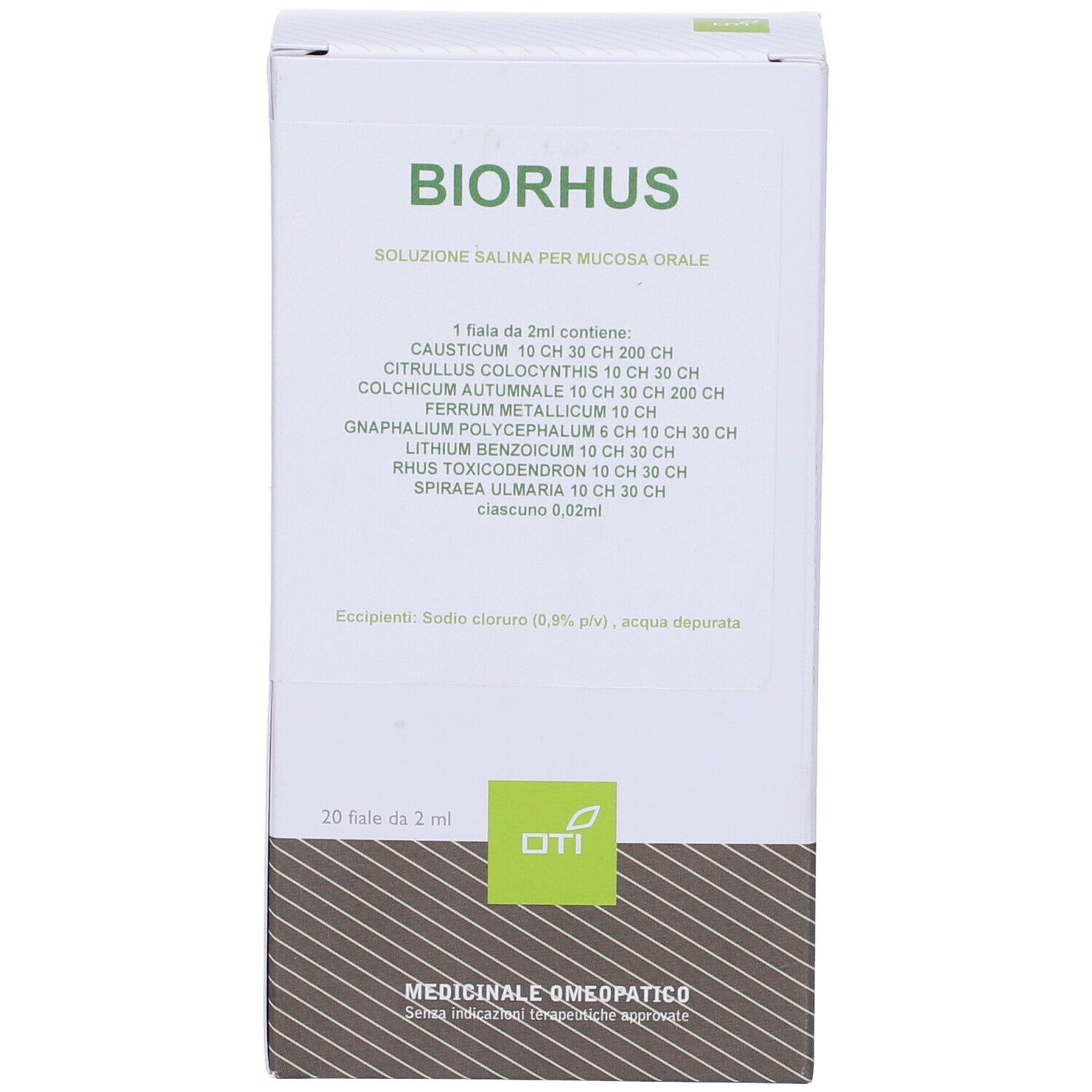Oti Biorhus Composto 20 Fiale Fisiologiche 2Ml