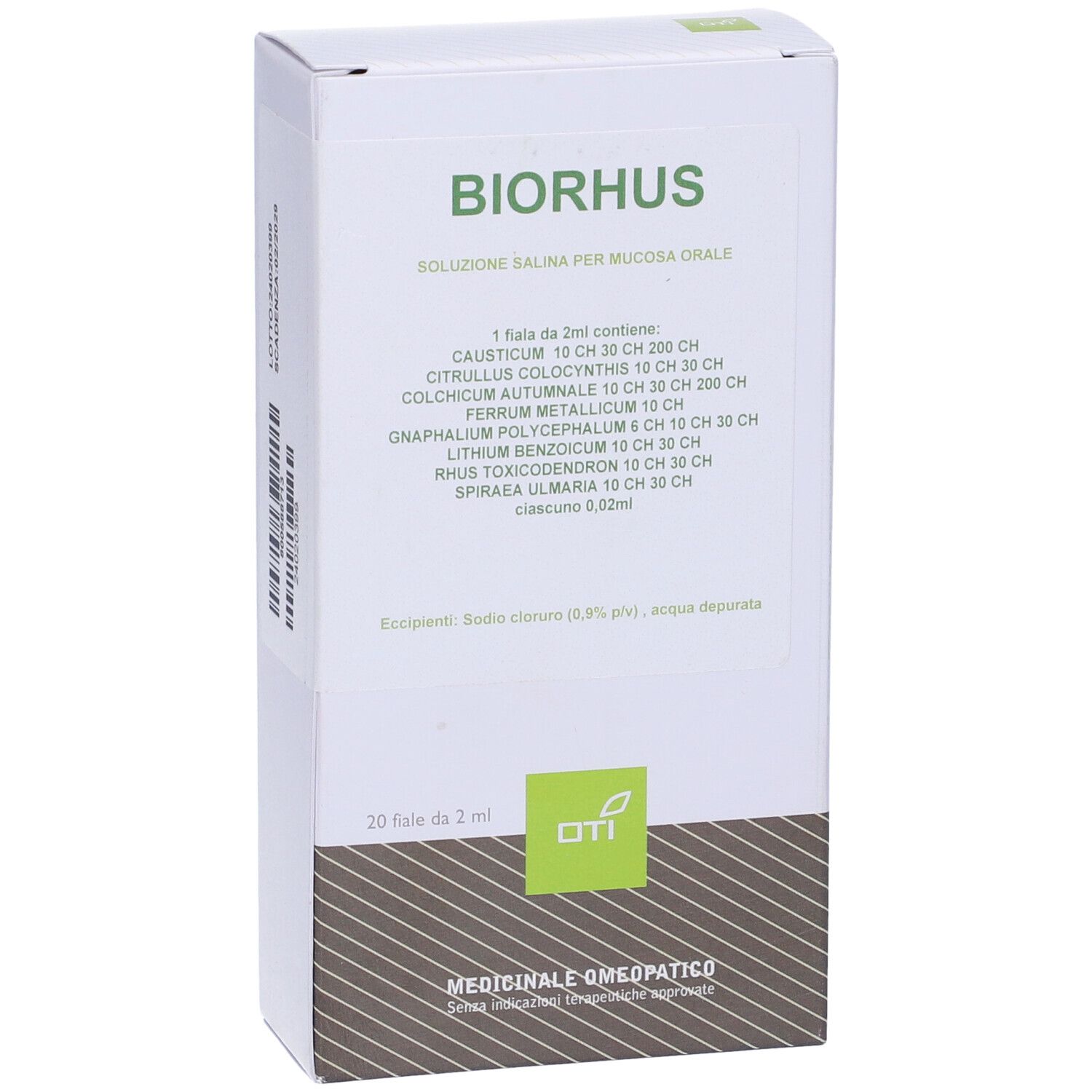 Oti Biorhus Composto 20 Fiale Fisiologiche 2Ml