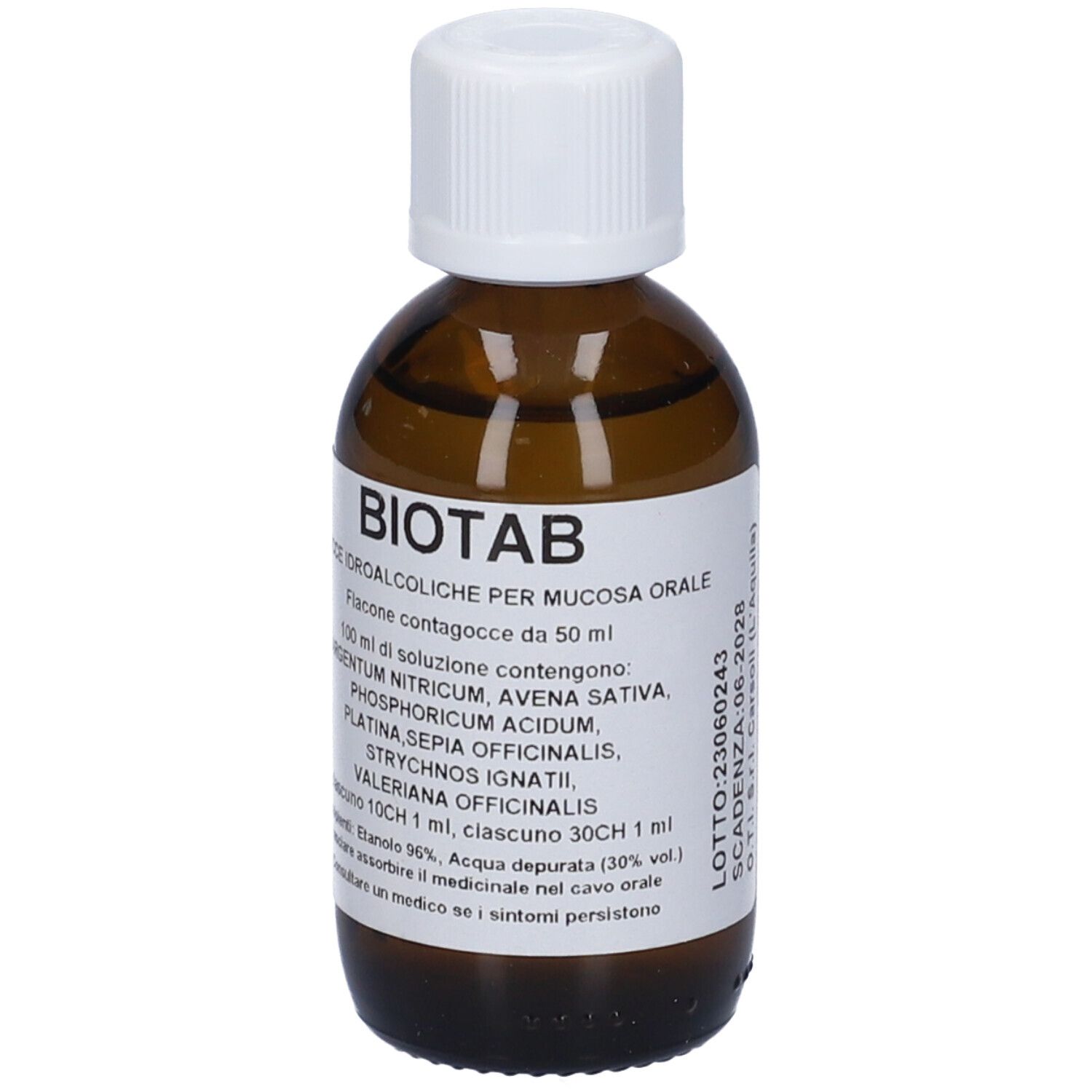 Biotab Composto Gocce 50 ml Soluzione Idroalcolica